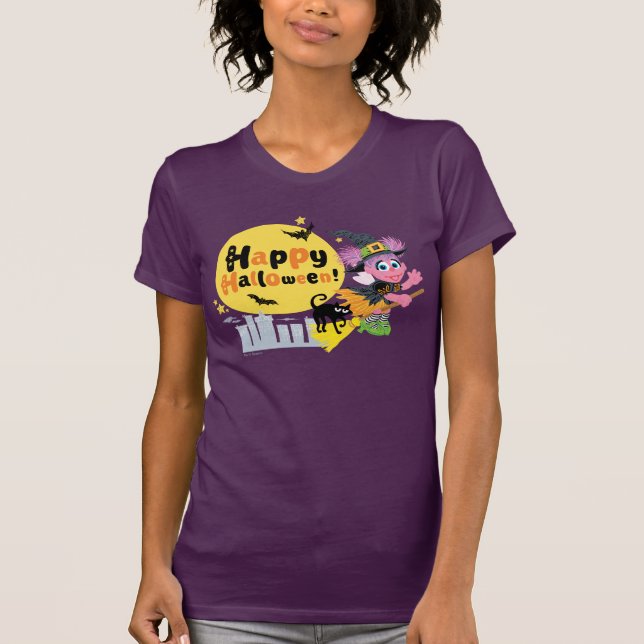 Sesame Street | Cute Halloween Pattern T-Shirt (Front)