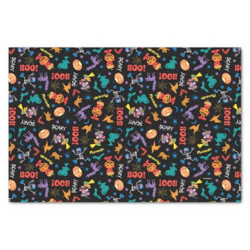 Sesame Street  Cute Halloween Pattern Tissue Paper