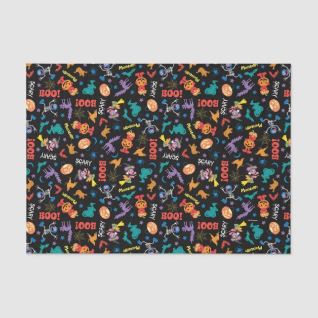 Sesame Street | Cute Halloween Pattern Tissue Paper (Front)