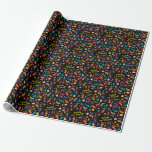 Sesame Street | Cute Halloween Pattern Wrapping Paper