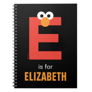 Sesame Street E is for Elmo Notebook