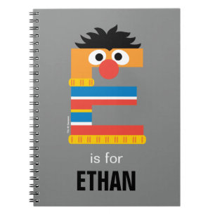 Sesame Street E is for Ernie Notebook
