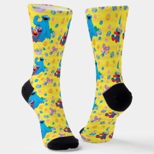 Sesame Street Easter Basket Pattern Socks