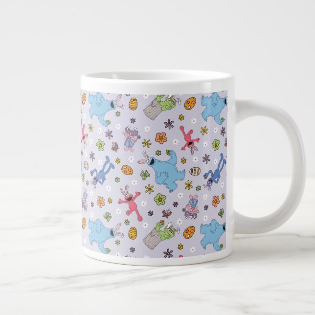 Sesame Street Easter Bunny Pattern Giant Coffee Mug (Right)