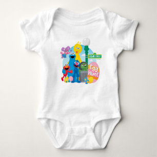 Sesame Street Easter Egg Hunt Baby Bodysuit