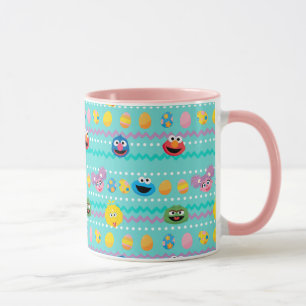 Sesame Street Easter Egg Pattern Mug