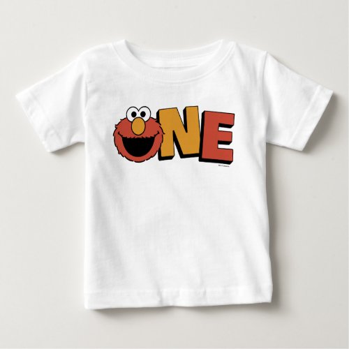 Sesame Street  Elmo 1st Birthday Baby T_Shirt