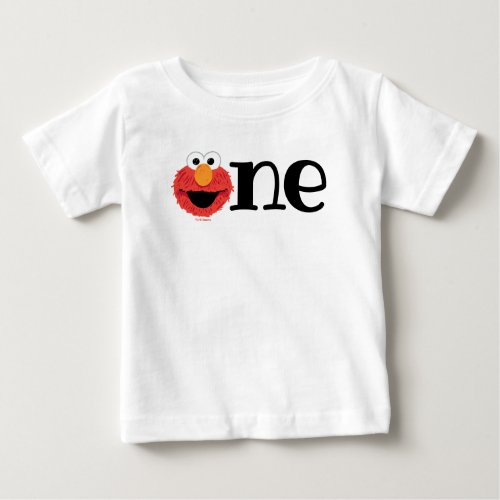 Sesame Street  Elmo 1st Birthday Chalkboard Baby  Baby T_Shirt