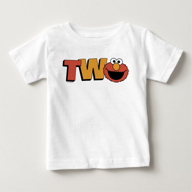 Sesame Street | Elmo 2nd Birthday Baby T-Shirt (Front)