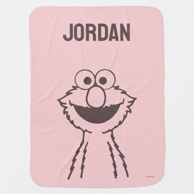 Sesame Street | Elmo | Add Your Name Baby Blanket (Front)