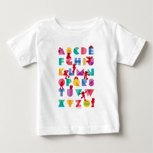 Sesame Street  Elmo Alphabet Baby T_Shirt