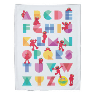 Sesame Street   Elmo Alphabet Duvet Cover