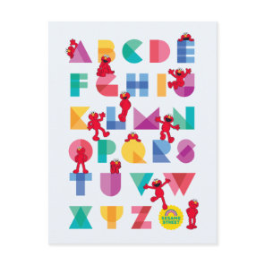 Sesame Street | Elmo Alphabet Postcard