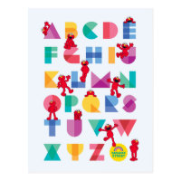 Sesame Street | Elmo Alphabet Postcard