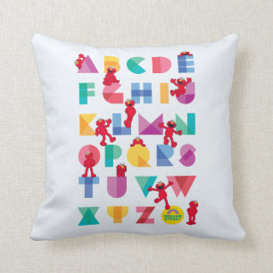 Sesame Street Elmo Alphabet Throw Pillow