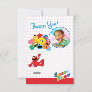Sesame Street   Elmo and Pals - Birthday Balloons Card
