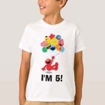 Sesame Street | Elmo and Pals - Birthday Balloons T-Shirt Sesame Street | Elmo and Pals - Birthday Balloons T-Shirt
