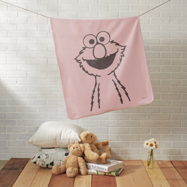 Sesame Street | Elmo Baby Blanket (In Situ)