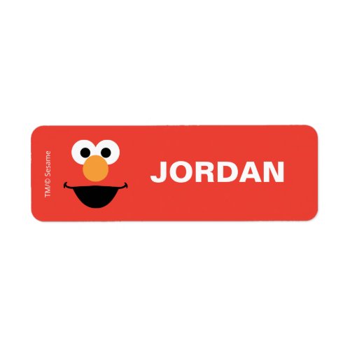 Sesame Street Elmo _ Back to School Labels