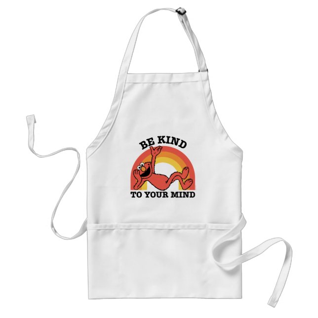 Sesame Street | Elmo Be Kind to Your Mind Adult Apron (Front)