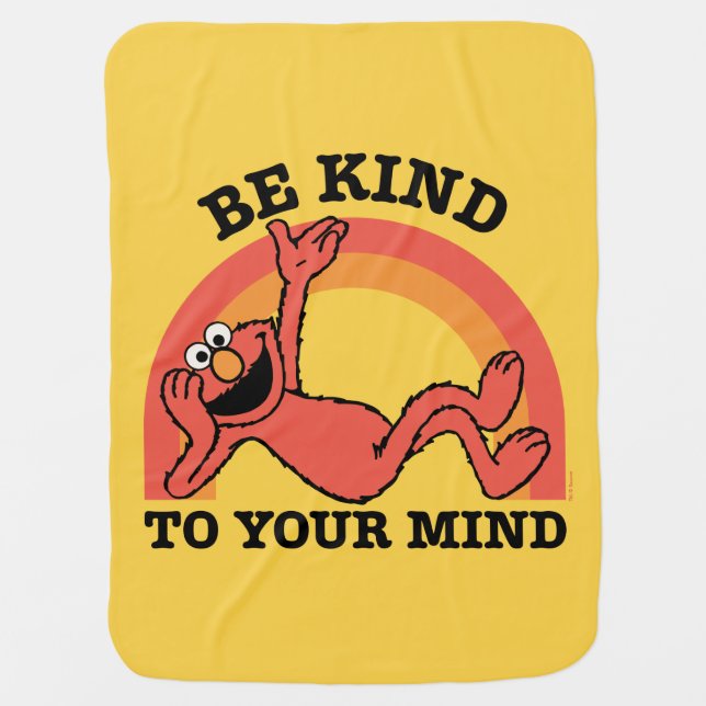 Sesame Street | Elmo Be Kind to Your Mind Baby Blanket (Front)