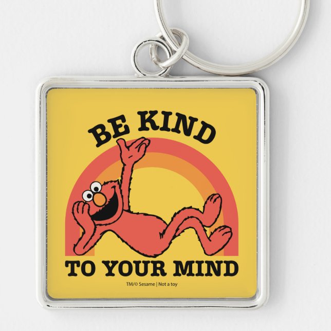 Sesame Street | Elmo Be Kind to Your Mind Keychain (Front)