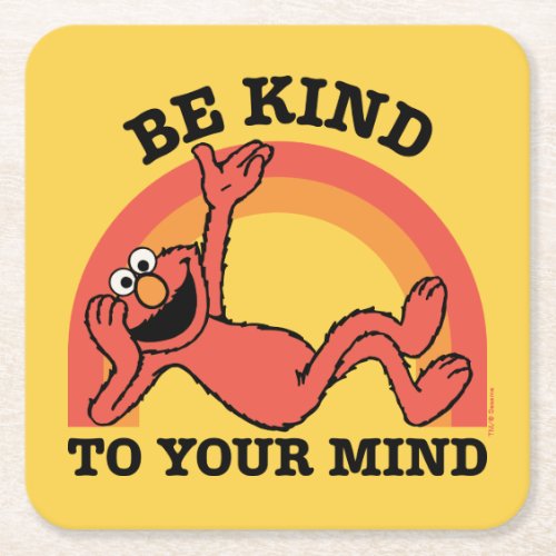 Sesame Street  Elmo Be Kind to Your Mind Square Paper Coaster