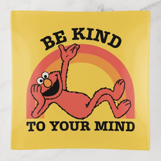 Sesame Street | Elmo Be Kind to Your Mind Trinket Tray (Front)