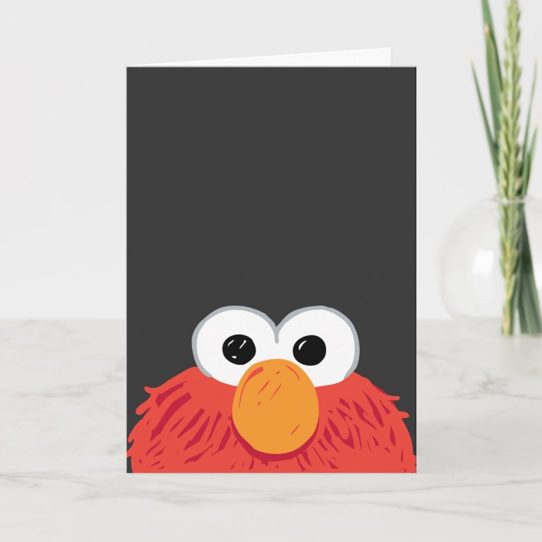 Sesame Street | Elmo Big Face Card