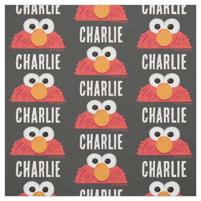 Sesame Street | Elmo Big Face Fabric (Swatch)