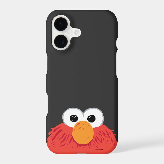 Sesame Street | Elmo Big Face iPhone Case (Back)