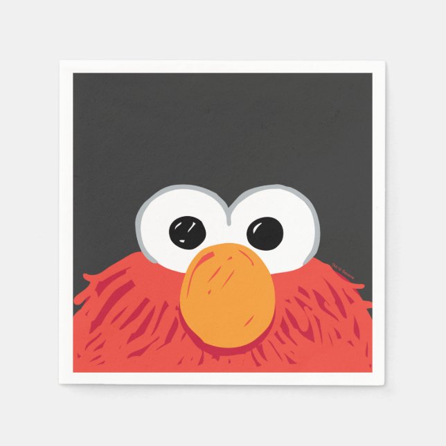 Sesame Street | Elmo Big Face Napkins (Front)
