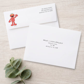 Sesame Street Elmo Birthday Addressed Envelopes