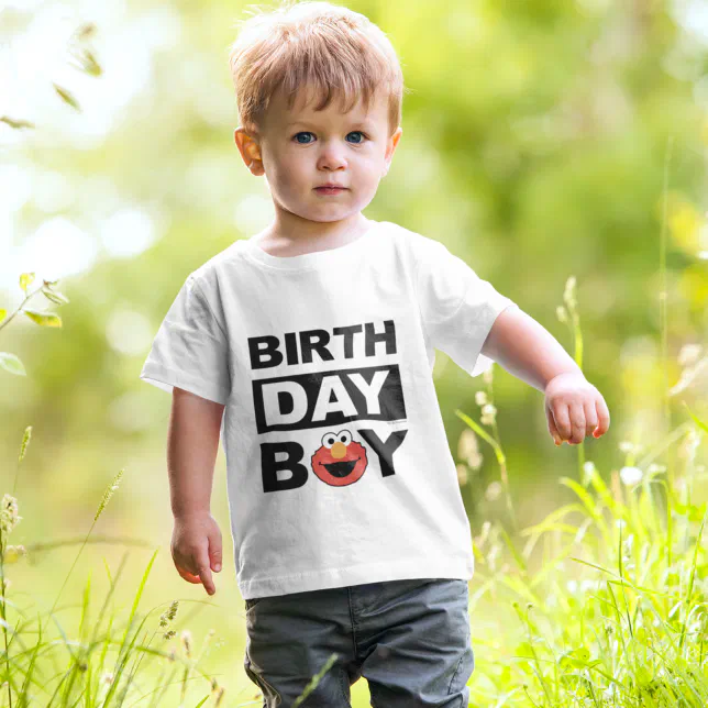 Sesame Street Elmo Birthday Boy Baby T-Shirt Zazzle