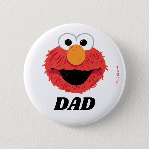 Sesame Street  Elmo Birthday Chalkboard Dad Button