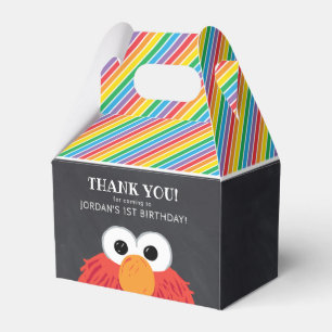 Sesame Street Elmo Birthday Chalkboard Favor Boxes