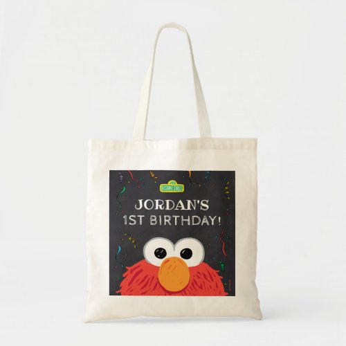 Sesame Street  Elmo Birthday Chalkboard Tote Bag