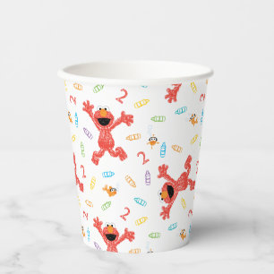 Sesame Street Elmo Birthday Crayon Paper Cups
