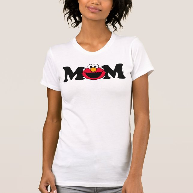 Sesame Street Elmo - Birthday Mom T-Shirt (Front)