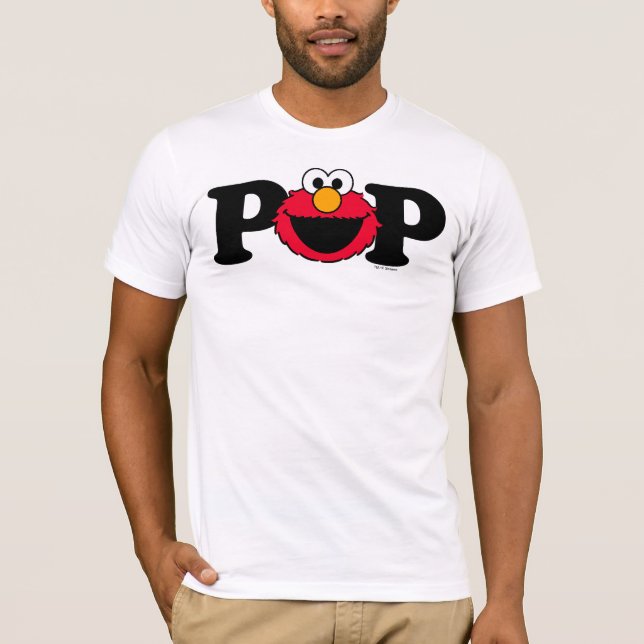 Sesame Street Elmo - Birthday Pop T-Shirt (Front)