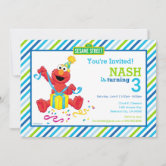 elmo background invitation