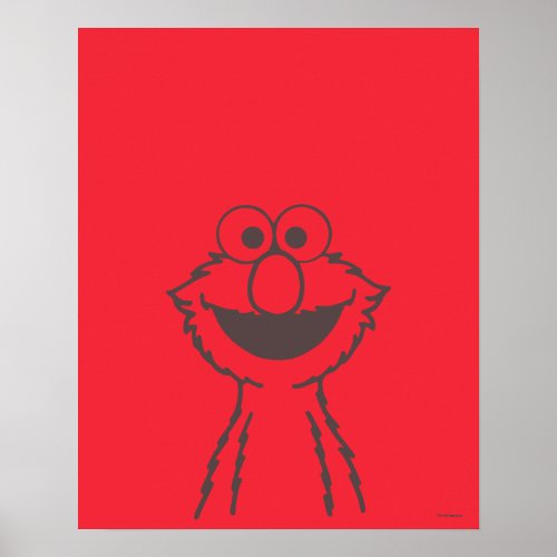 Sesame Street  Elmo Bright Poster