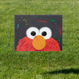 Sesame Street Elmo Chalkboard Birthday Sign