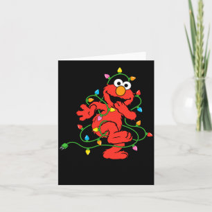 Sesame Street Elmo Christmas Lights Baby Card
