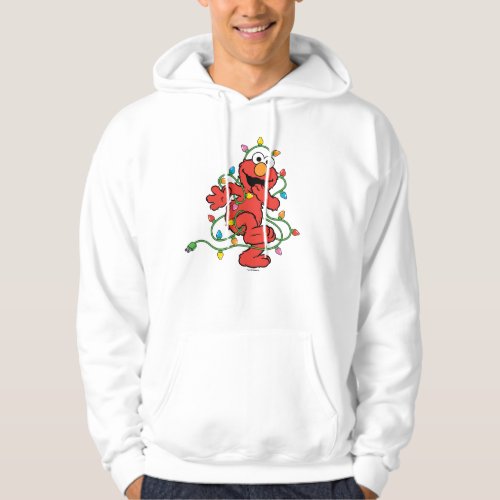 Sesame Street  Elmo Christmas Lights Hoodie