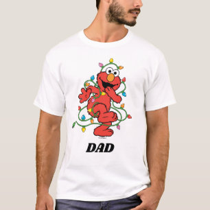 Sesame Street Elmo Christmas Lights T-Shirt