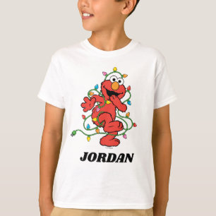 Sesame Street Elmo Christmas Lights T-Shirt