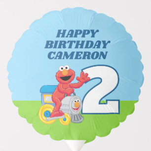 Sesame Street Elmo Chugga Chugga Two Two Birthday Balloon