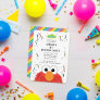Sesame Street | Elmo Confetti Birthday  Invitation