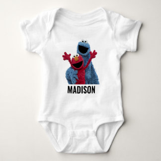 Sesame Street | Elmo & Cookie Monster Baby Bodysuit